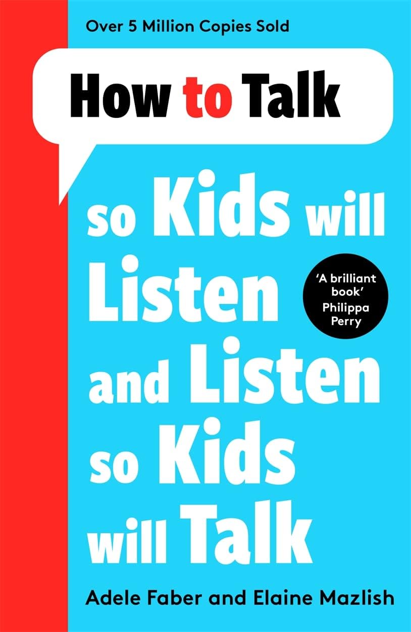 How to Talk So Teens Will Listen and Siblings Without Rivalry paperback covers from the Piccadilly Press parenting set.