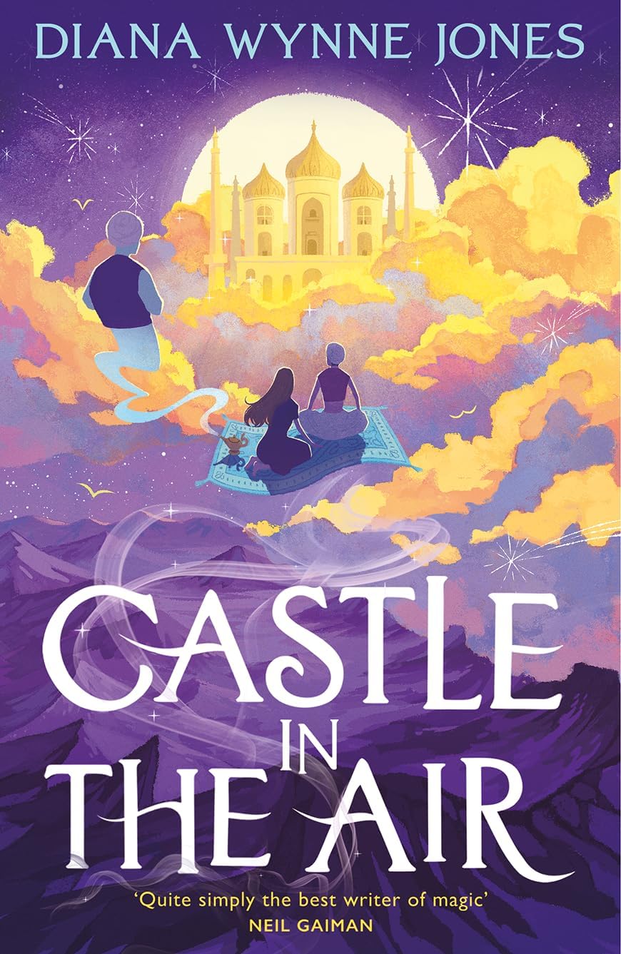Back cover synopsis view of the Howl's Moving Castle 3-book paperback collection set by Diana Wynne Jones.