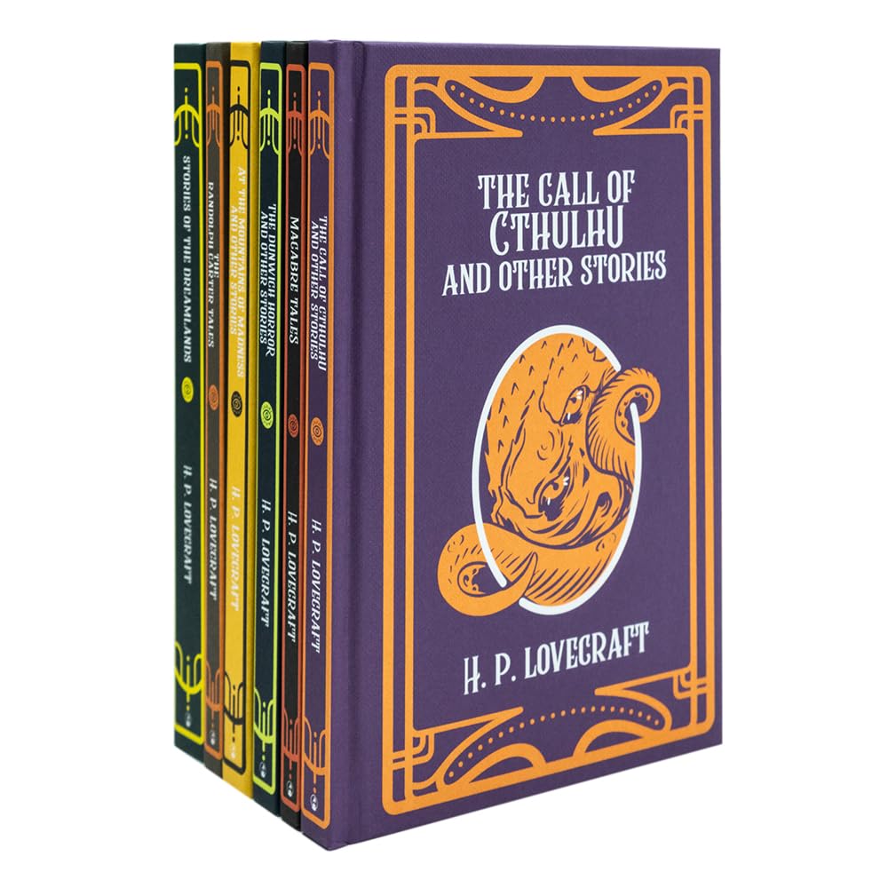 Close-up of the Stories of the Dreamlands hardback cover