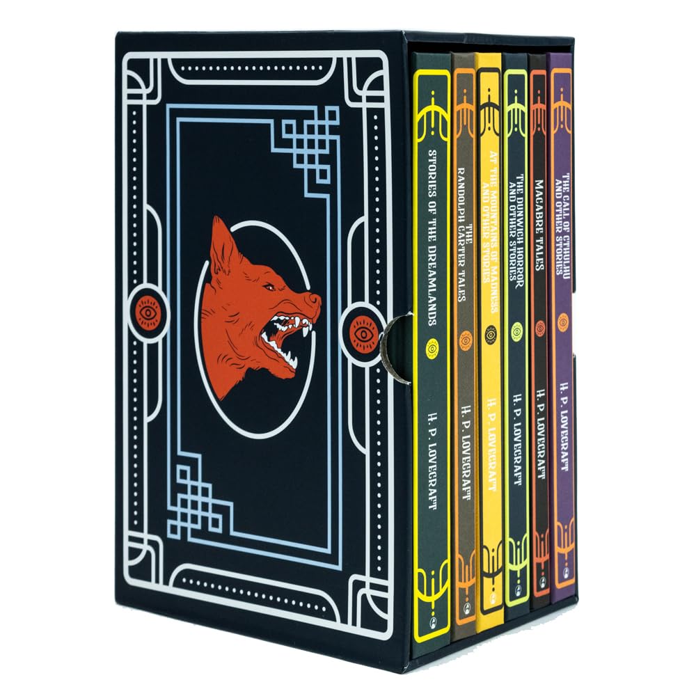 Front cover of the H.P. Lovecraft 6 Books Collection Set hardback edition