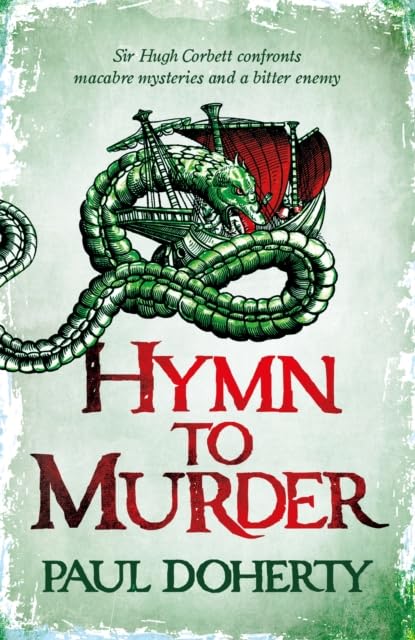Close-up front cover artwork of a paperback in the Hugh Corbett Medieval Mysteries series by Paul Doherty