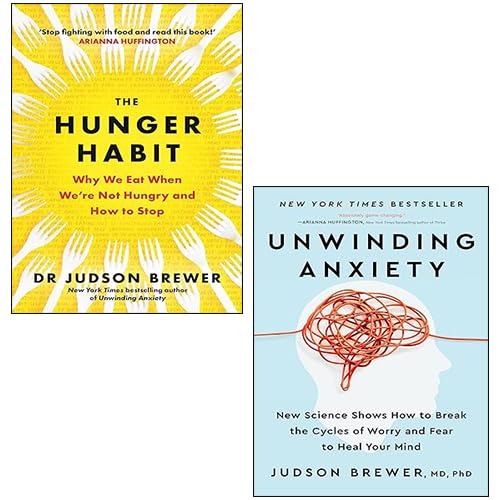 The Hunger Habit by Judson Brewer paperback front cover, part of the 2-book collection set