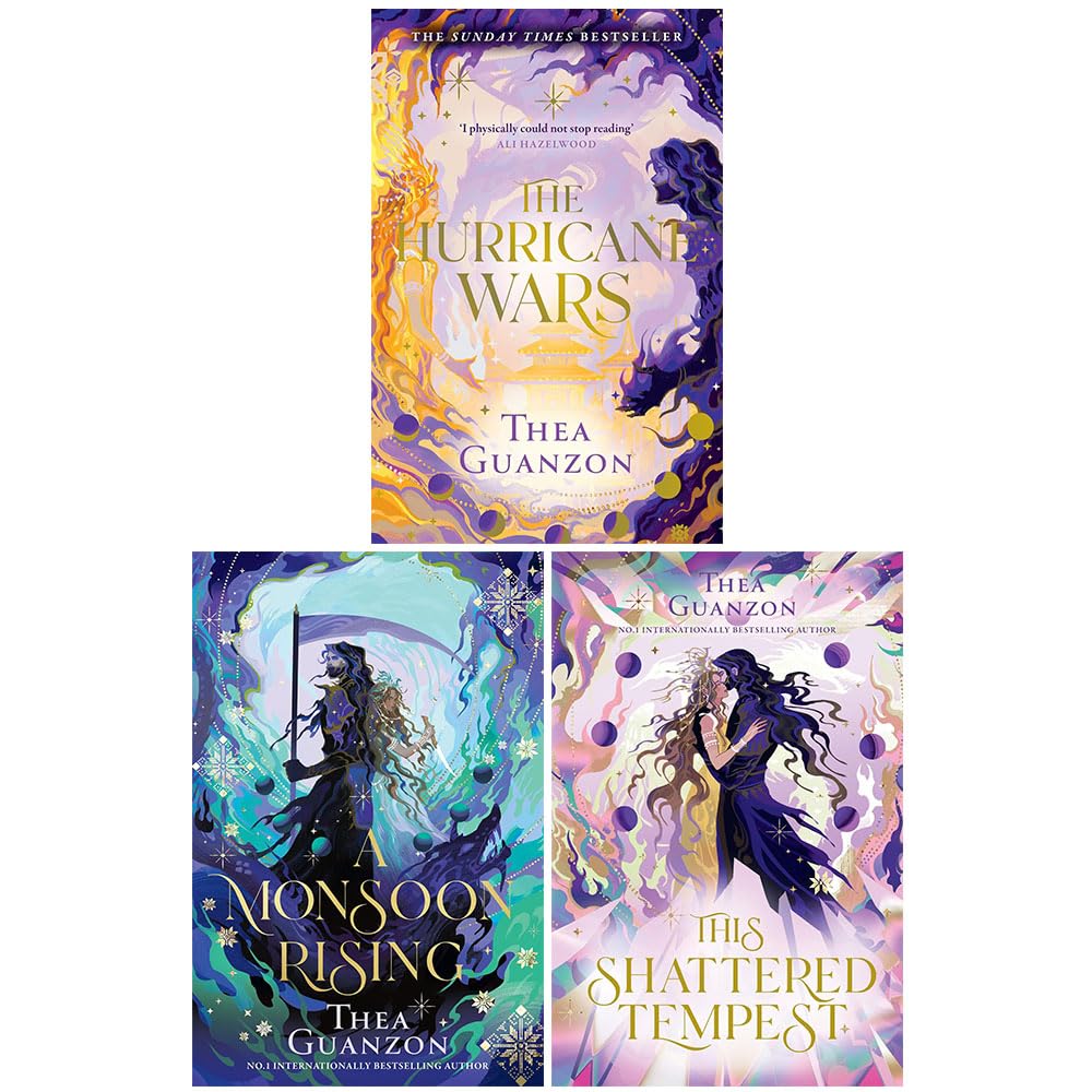 The Hurricane Wars 3 book paperback trilogy set by Thea Guanzon front covers