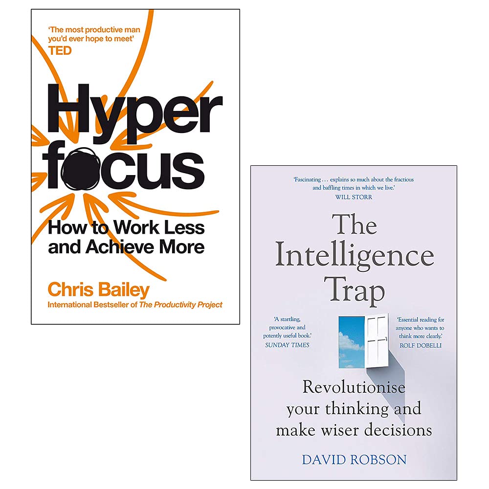 Front cover of Hyperfocus by Chris Bailey, paperback non-fiction book on focus and productivity