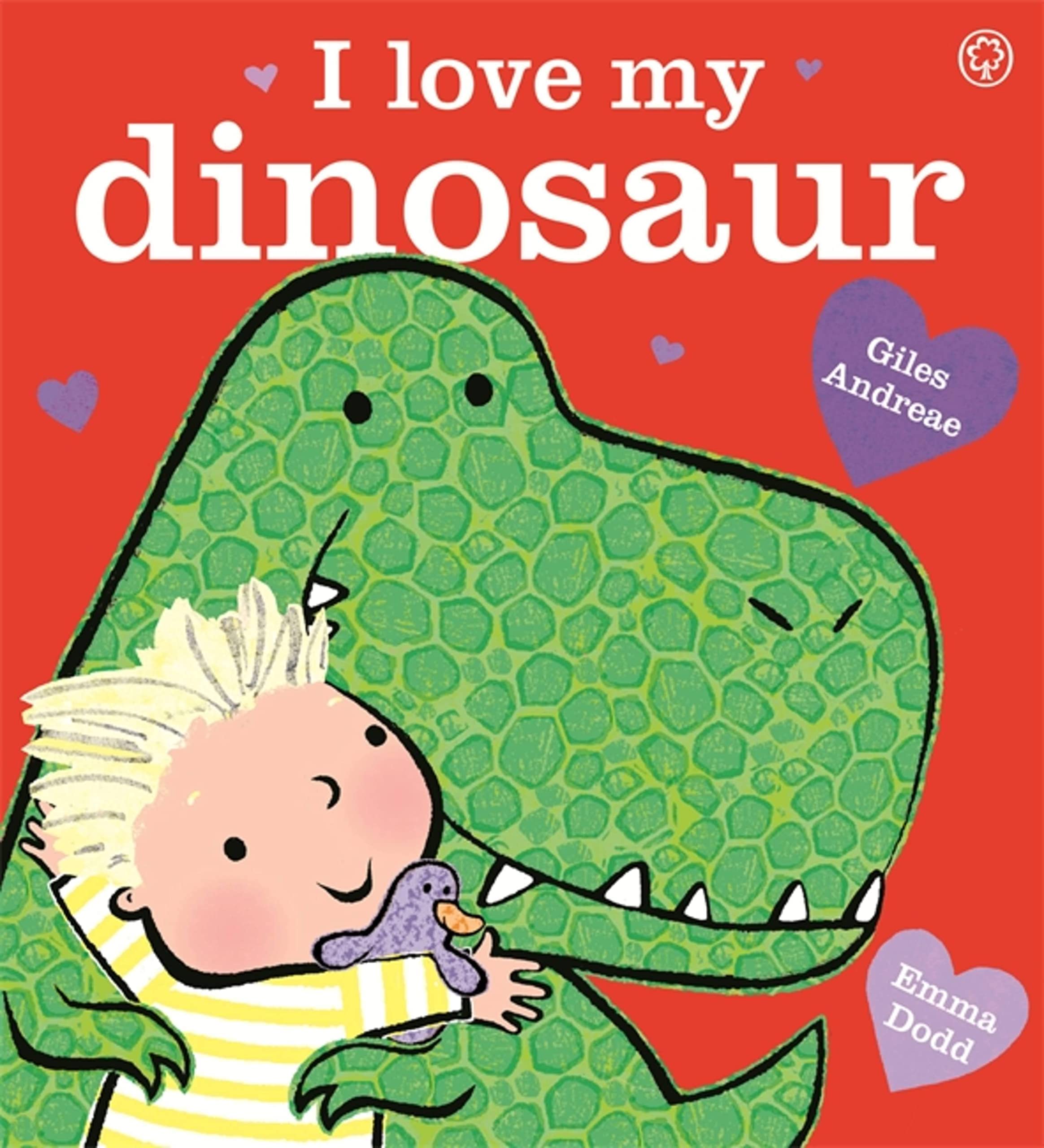 I Love My Dinosaur paperback picture book cover from the collection