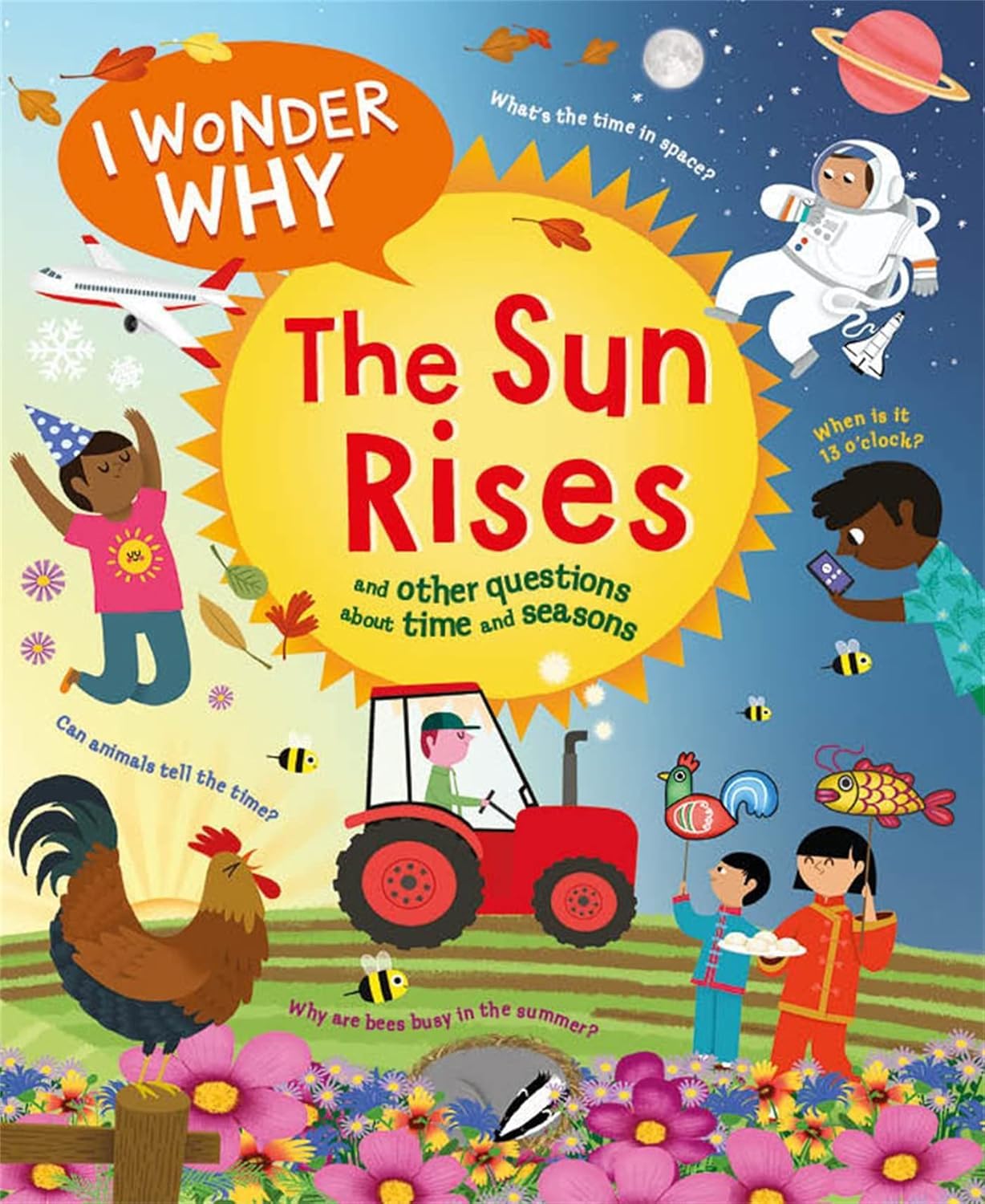 I Wonder Why the Sea Is Salty and I Wonder Why the Sun Rises paperback covers close up