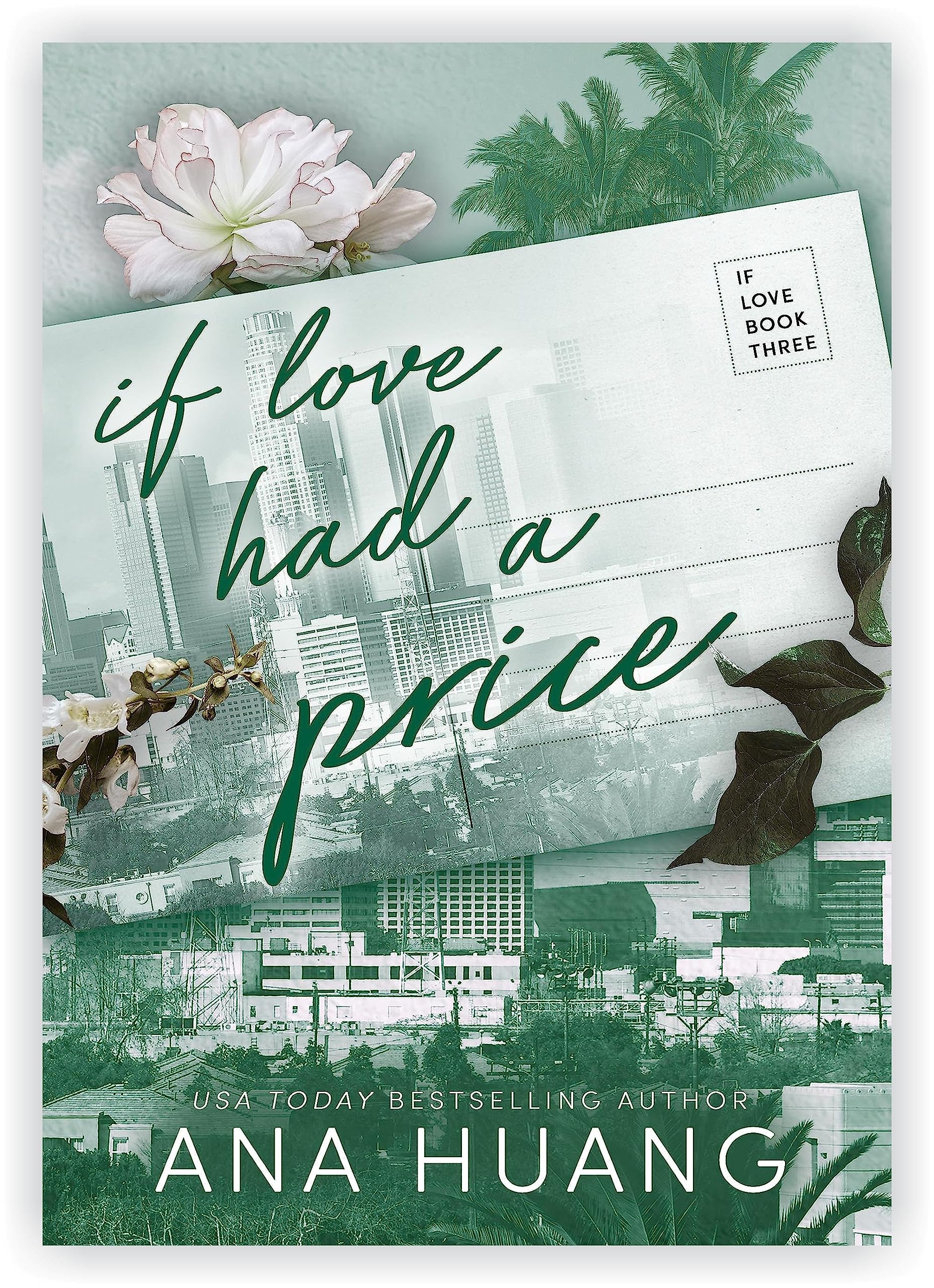 Close-up angled shot of the If Love series paperback set by Ana Huang highlighting the book spines and titles.