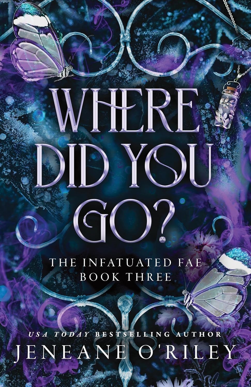 All four Infatuated Fae paperback books by Jeneane O'Riley fanned out together