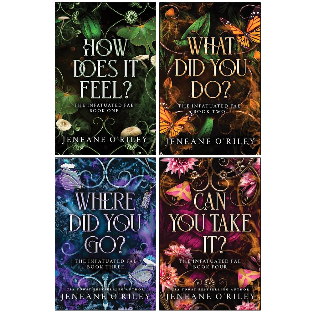 Infatuated Fae Series 4-Book Collection Set by Jeneane O'Riley paperback front cover