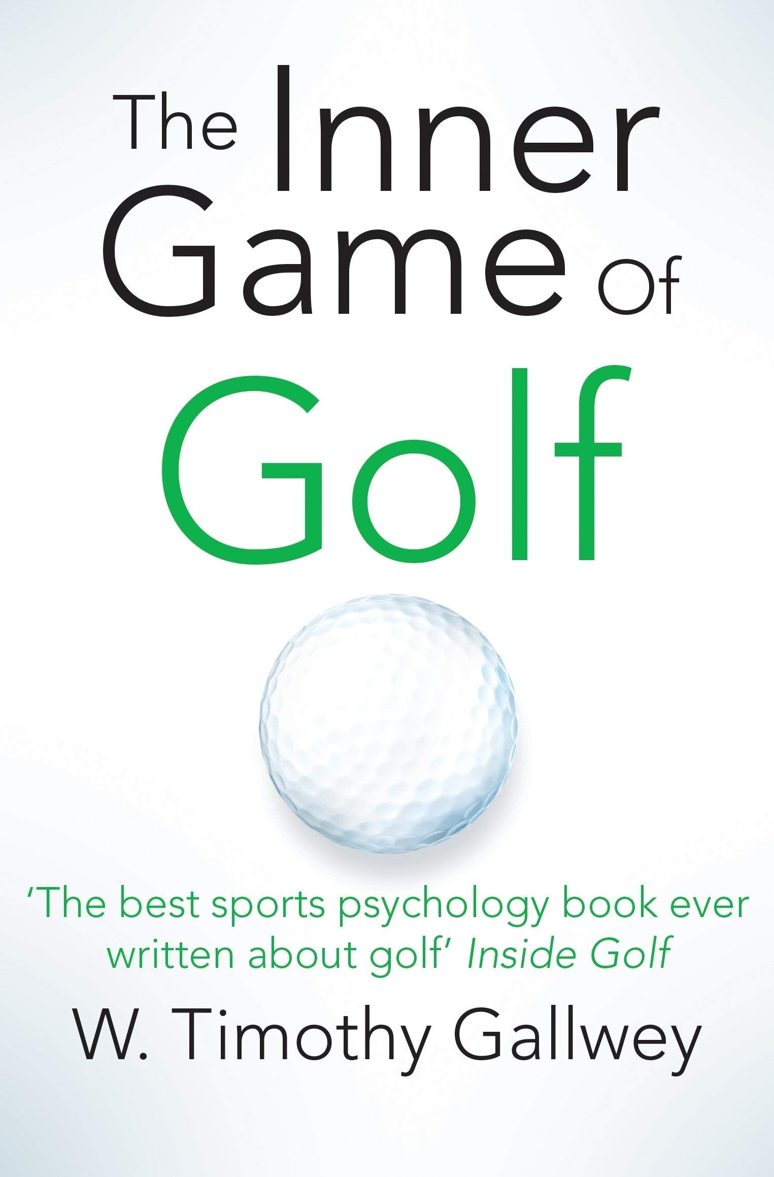 The Inner Game of Golf paperback cover from the Gallwey and Green 3-book collection set