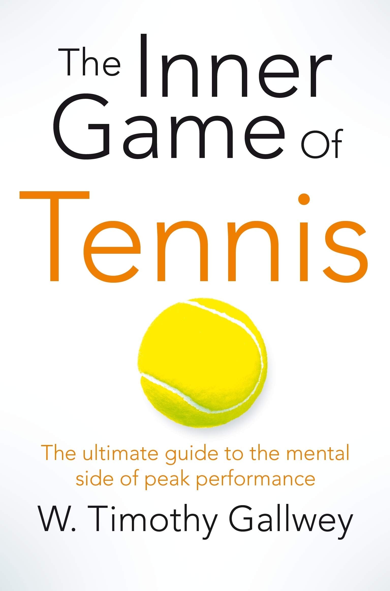 The Inner Game of Tennis paperback cover from the Gallwey and Green 3-book collection set