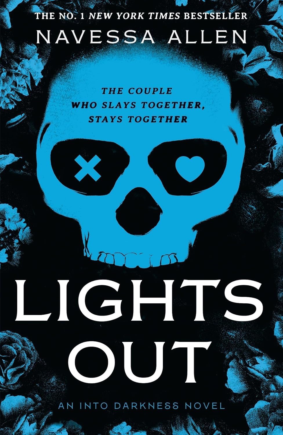 Lights Out, Caught Up, and Game On paperback covers fanned out showing the full Into Darkness trilogy