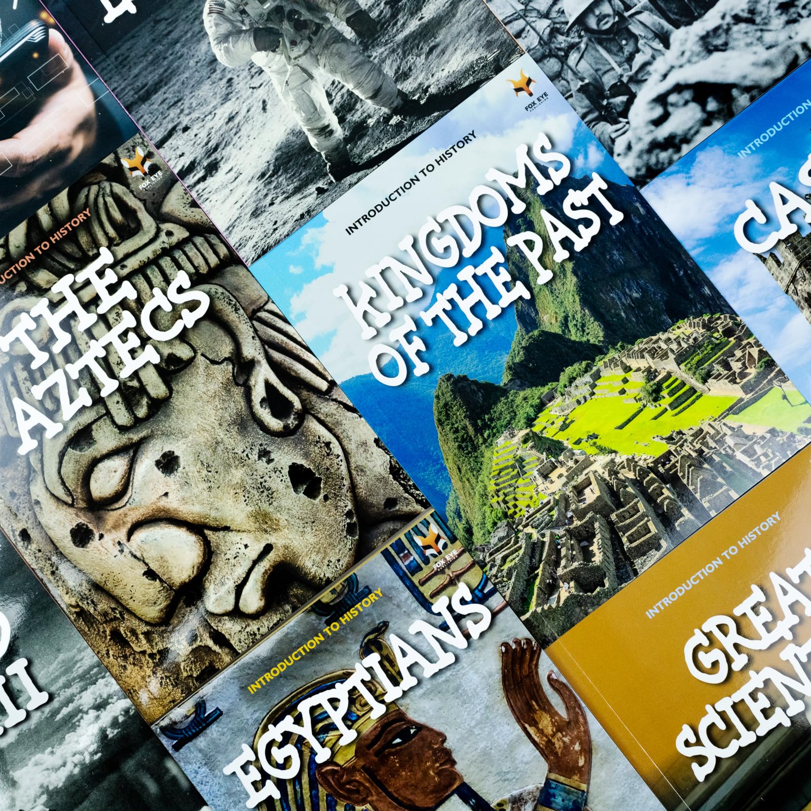 Castles and Kingdoms of the Past paperback covers from the Introduction to History for Beginners Series 2 set