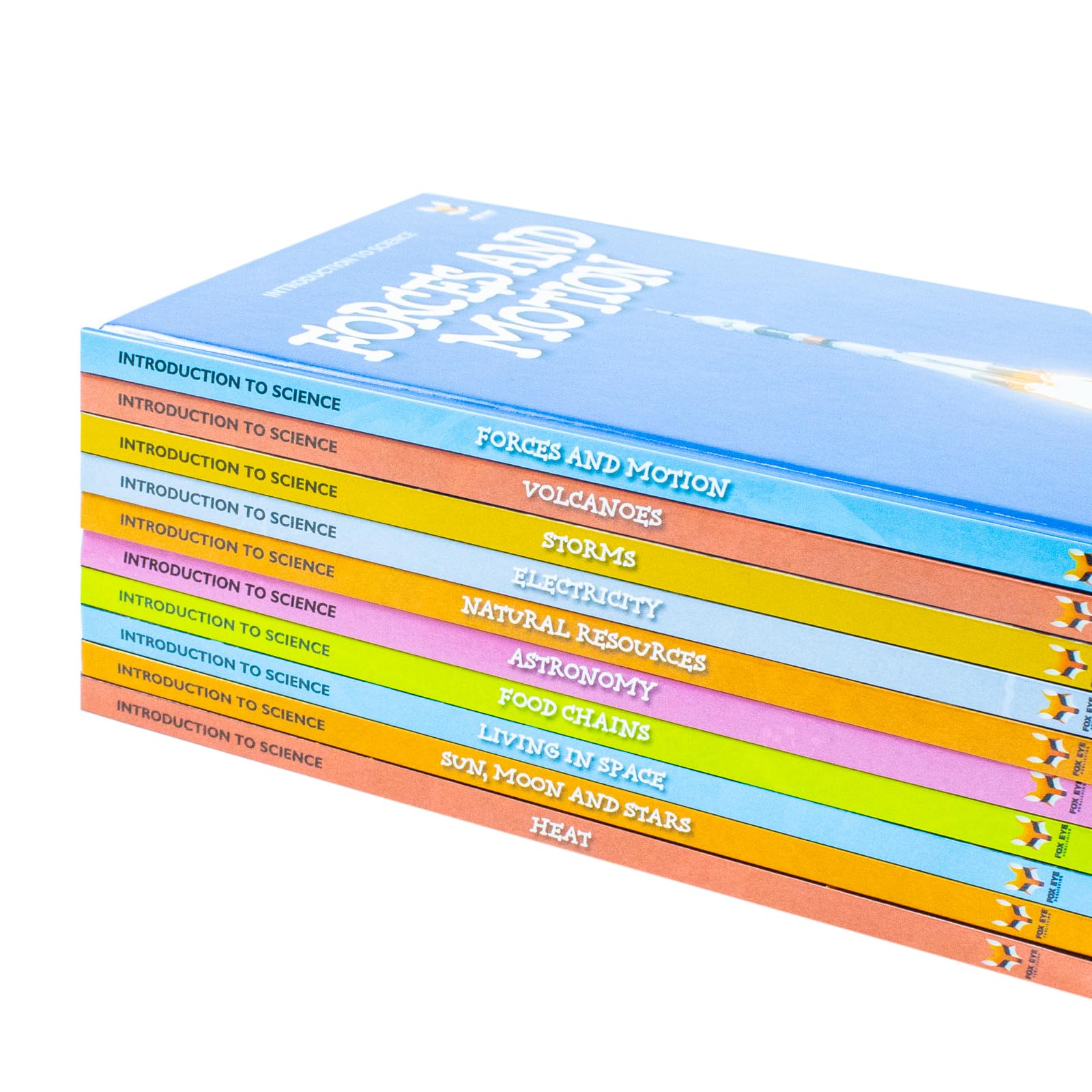 Back cover view of an Introduction to Science for Beginners hardback book by Jasmine Brooke showing series description text.