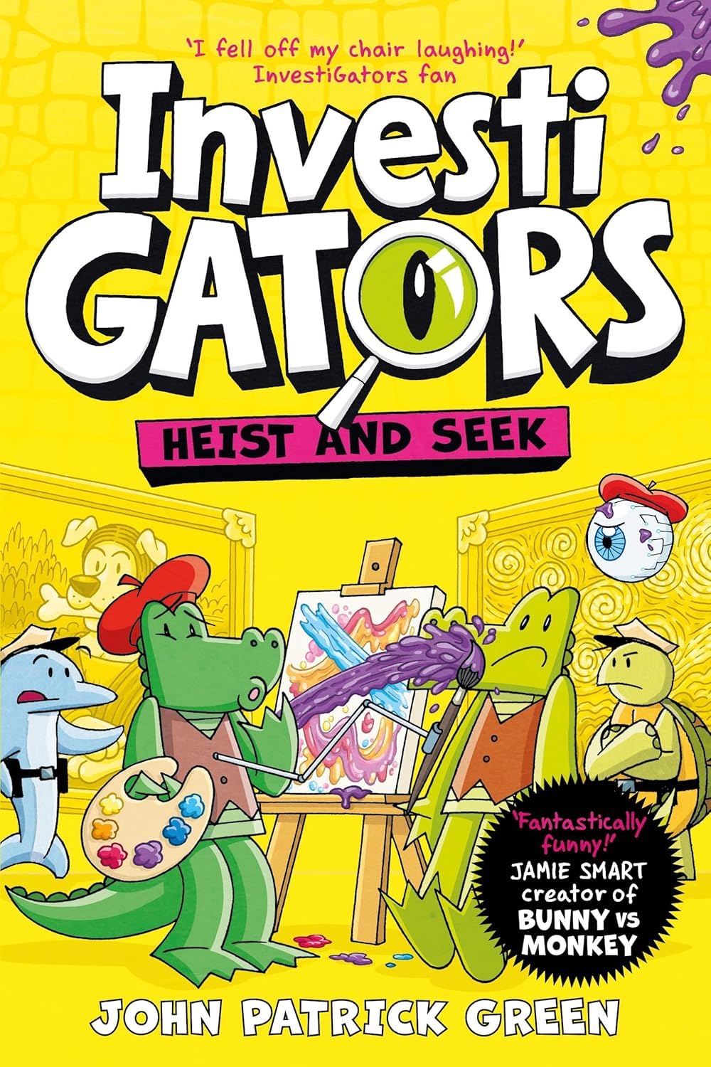InvestiGators: Heist and Seek and All Tide Up paperback covers side by side