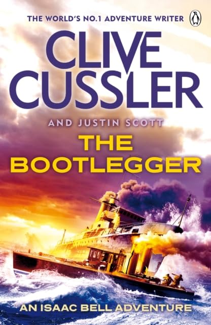 The Assassin and The Gangster paperback covers from the Isaac Bell series by Clive Cussler and Justin Scott