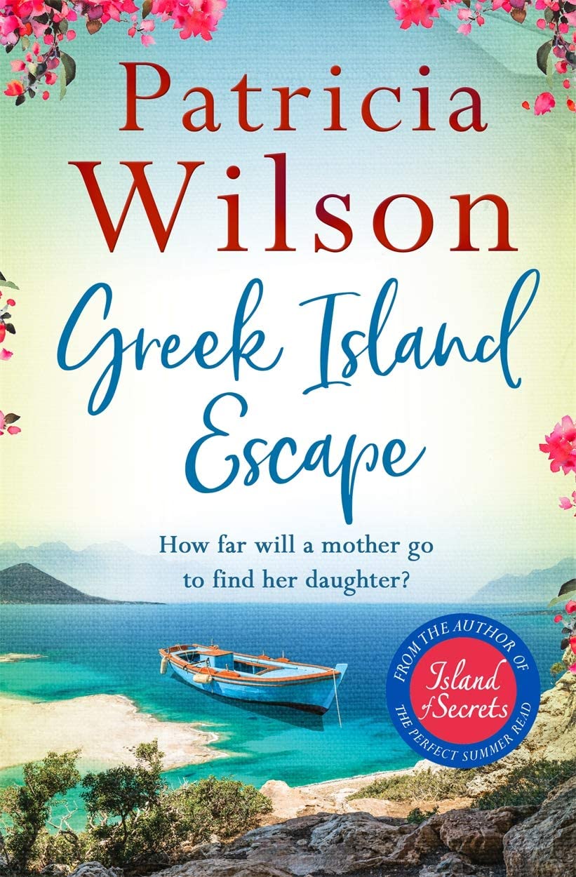 Greek Island Escape by Patricia Wilson paperback front cover, Crete-set family mystery