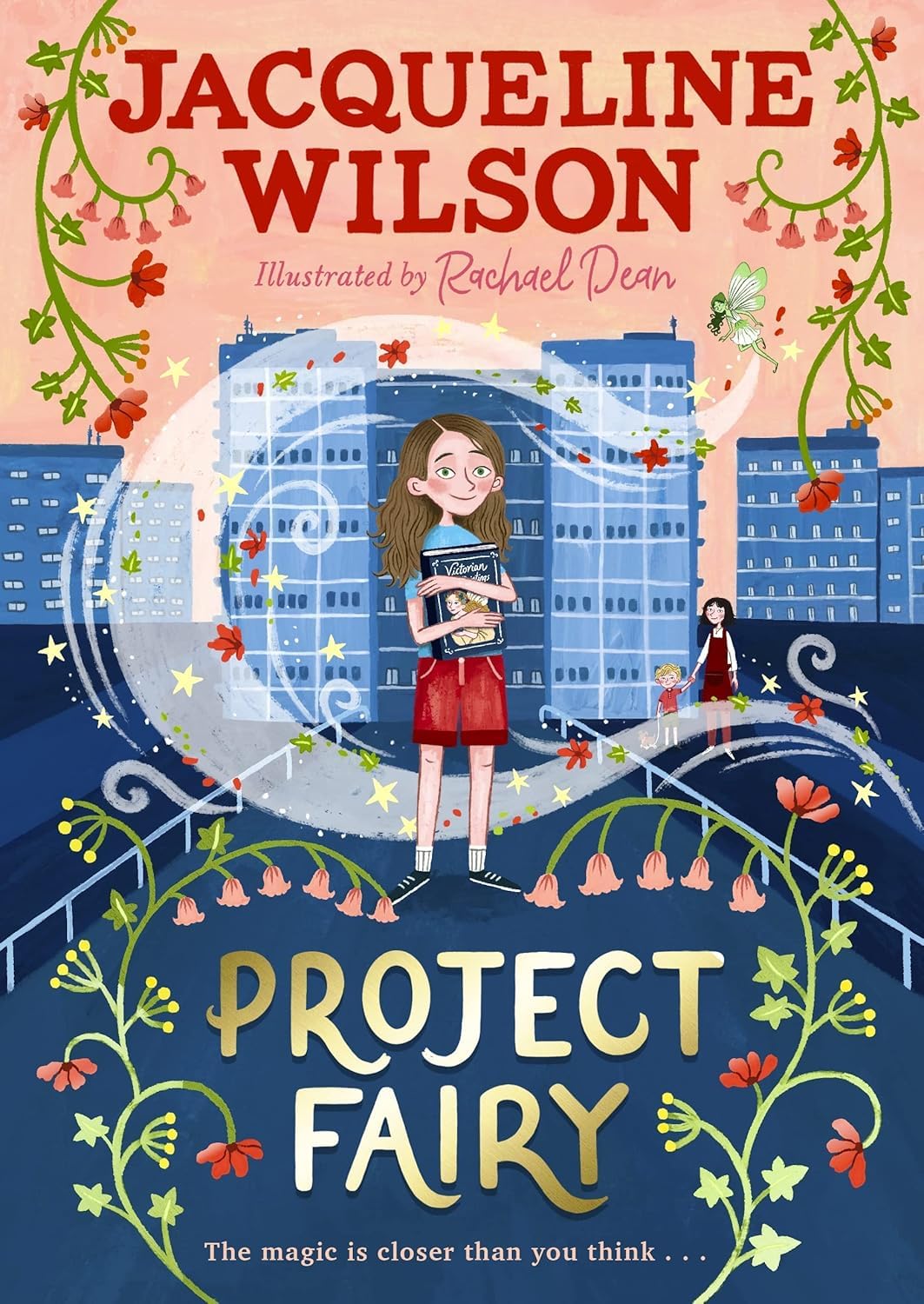 All three Jacqueline Wilson paperback books fanned out together showing spines and cover illustrations by Rachael Dean
