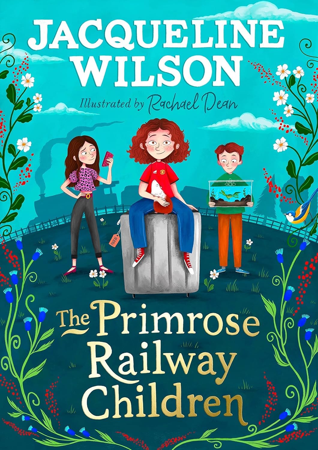 Close-up of an inside page spread from one of the Jacqueline Wilson novels in this 3 book paperback collection