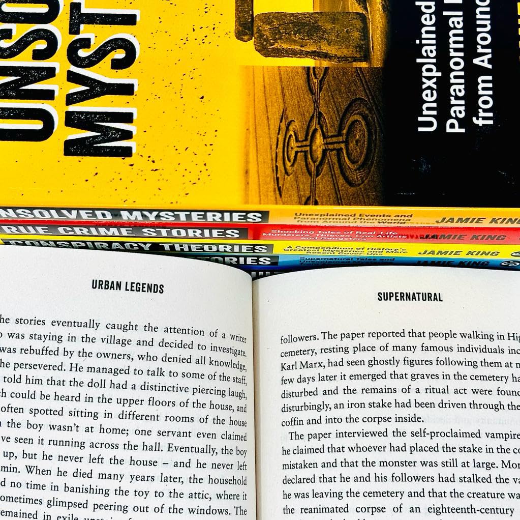 Unsolved Mysteries by Jamie King - paperback front cover