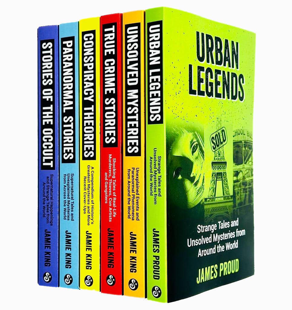 Jamie King 6 Books Collection Set paperback - front cover of the full non-fiction set