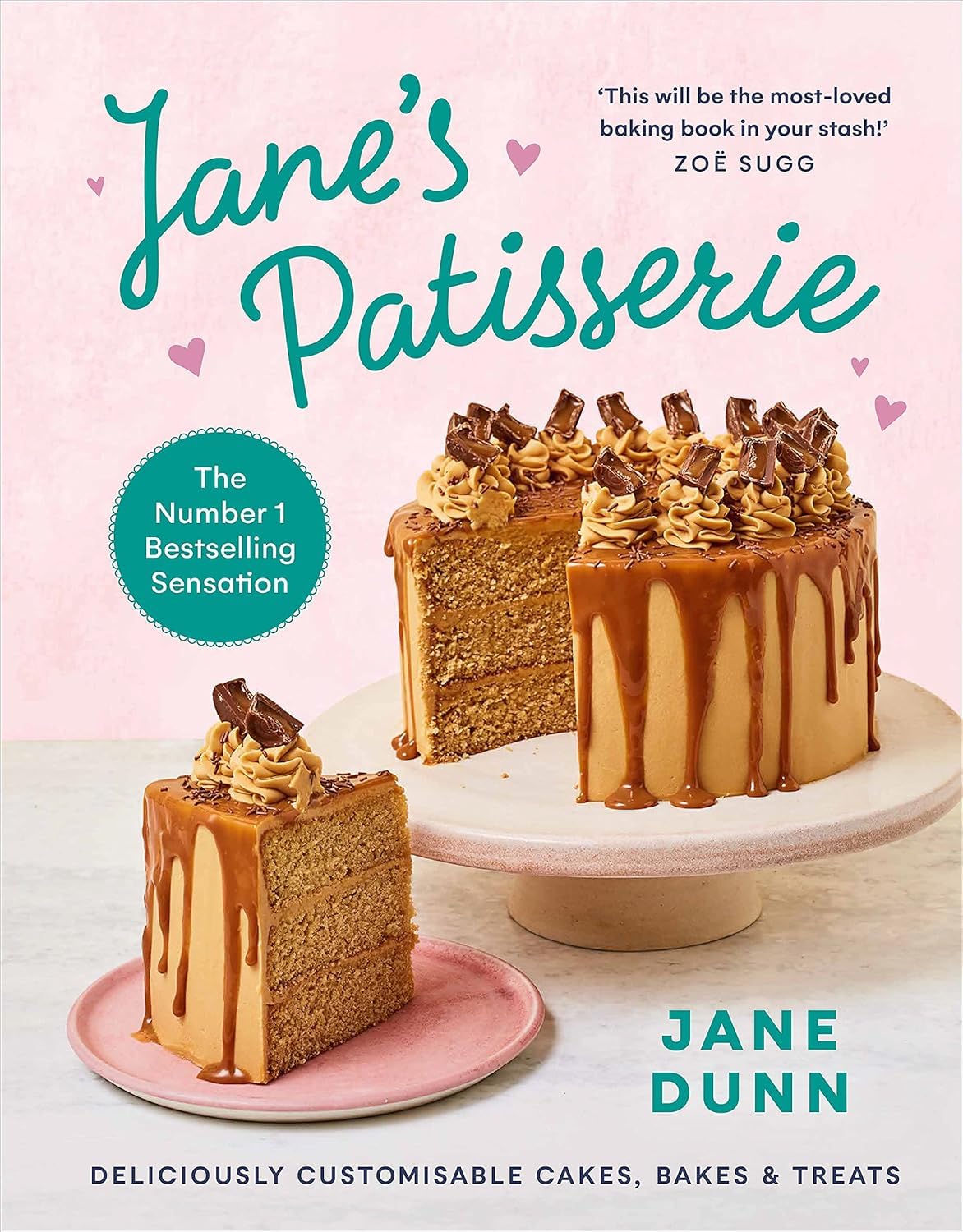 Jane's Patisserie paperback cookbook cover by Jane Dunn from the 3 book set