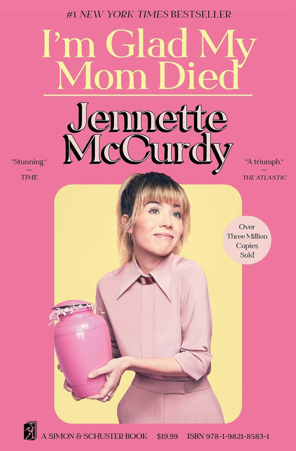 Jennette McCurdy 2-book collection set showing I'm Glad My Mom Died and Half His Age together