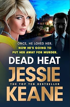 Close-up of the Jessie Keane paperback set spines showing the crime fiction collection titles