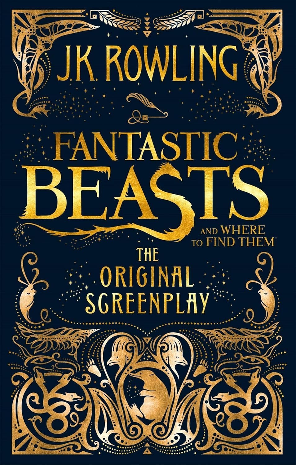 Back cover of Harry Potter and the Cursed Child Parts One and Two paperback playscript from the J.K. Rowling Wizarding World collection