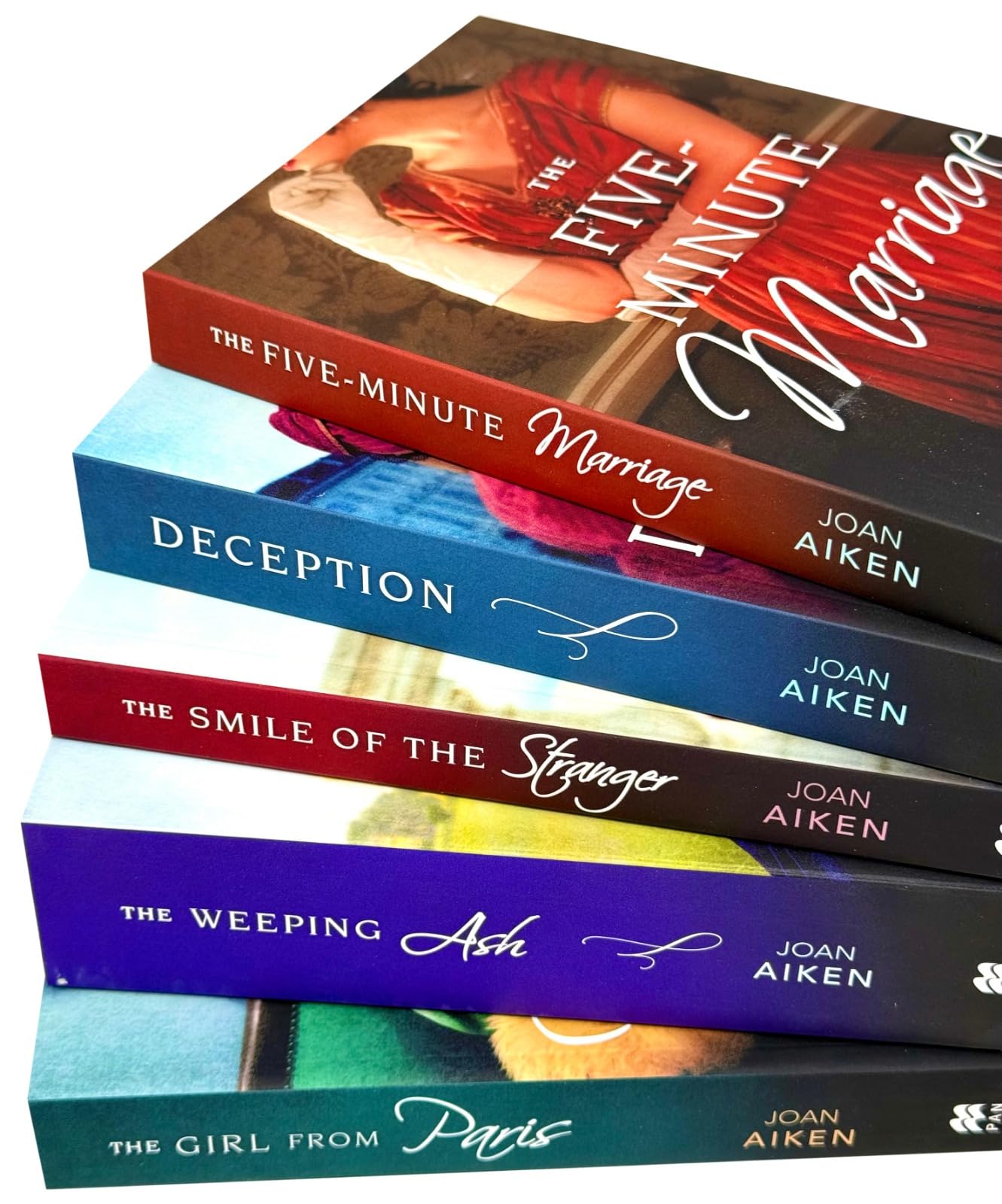 Front cover of Deception by Joan Aiken, paperback Regency-era historical fiction novel