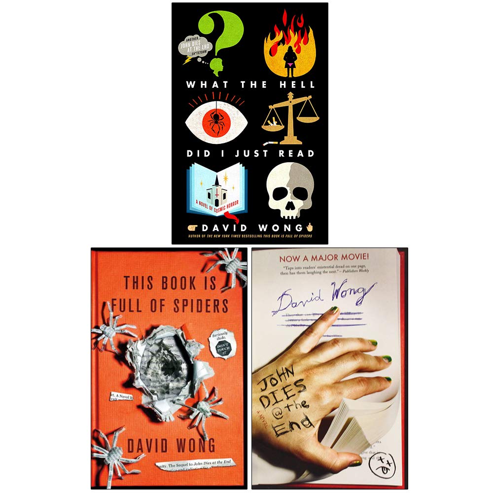 John Dies at the End 3 Books Collection Set by David Wong - front cover of the paperback box set
