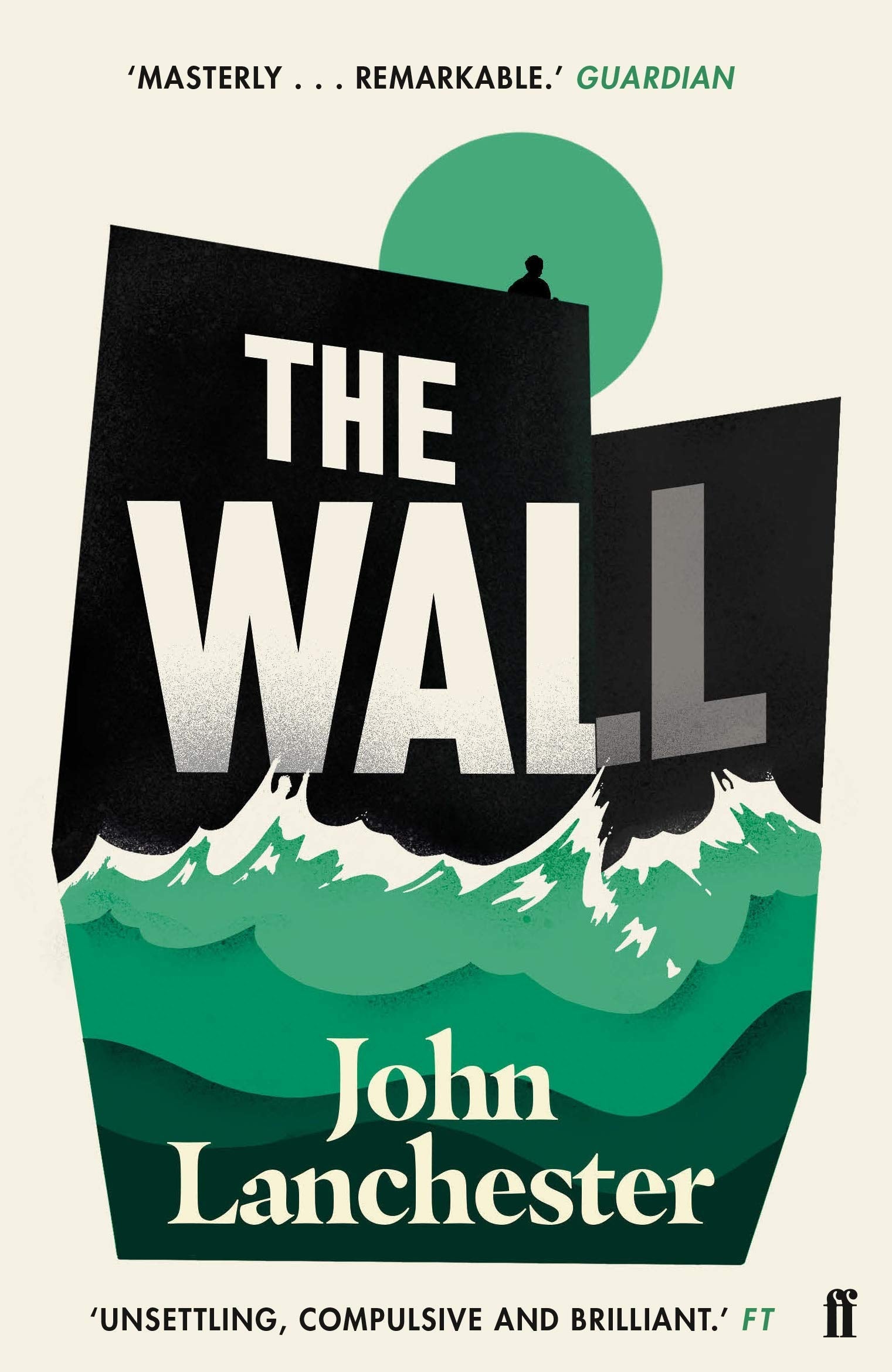 All four John Lanchester paperback novels displayed together on a wooden surface, showing spines and covers.