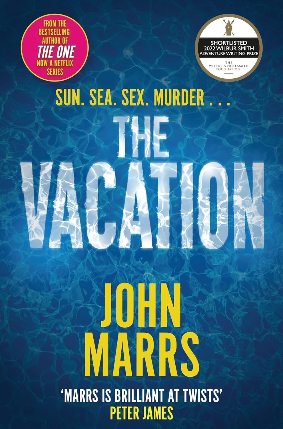 The Vacation by John Marrs paperback front cover artwork from the 3 book thriller set