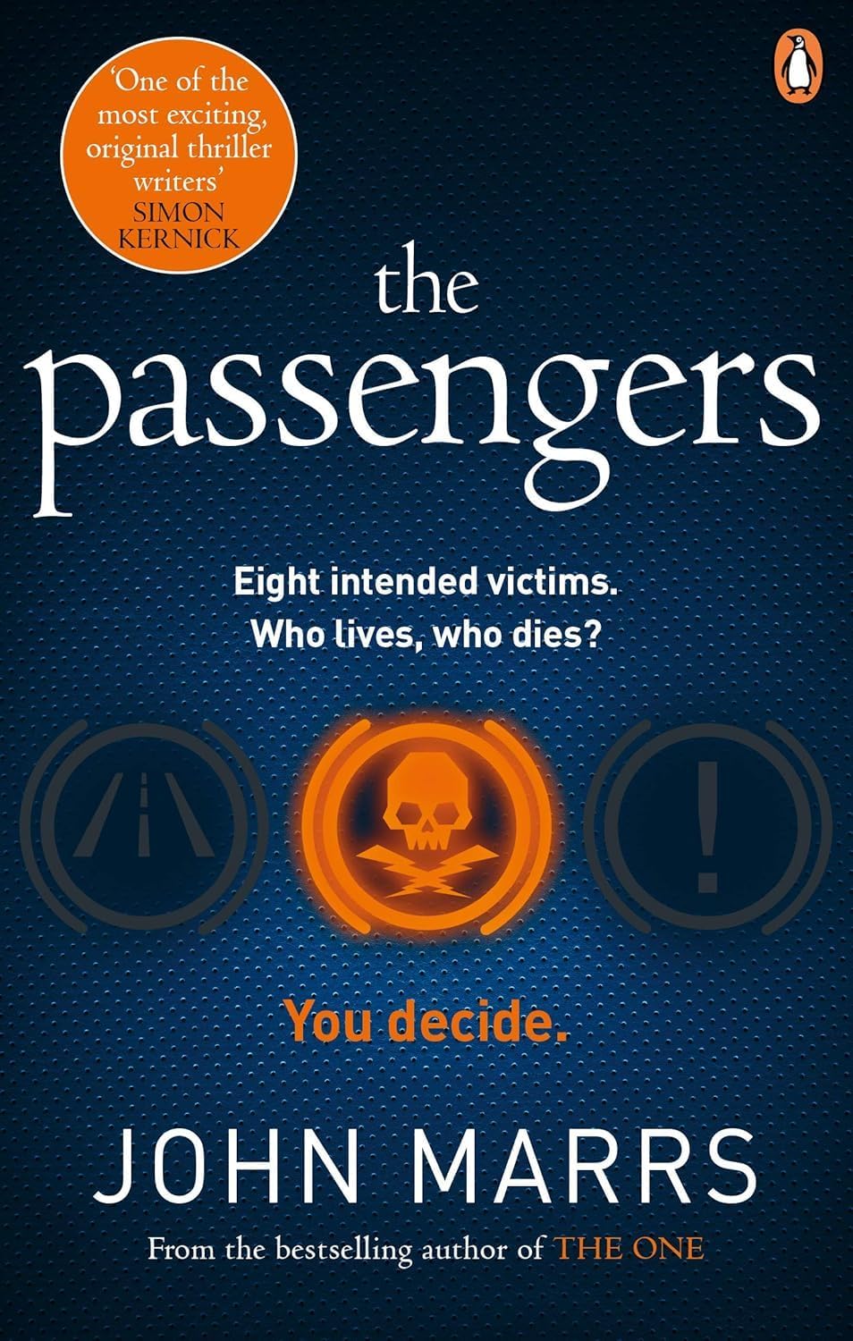 The Passengers by John Marrs paperback front cover artwork from the 3 book thriller set