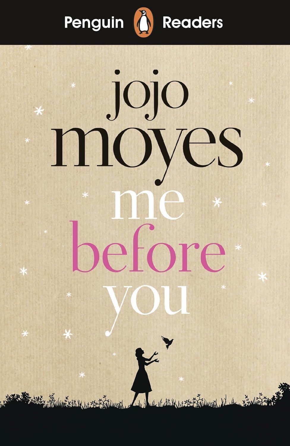 We All Live Here hardcover and Me Before You paperback books fanned out together
