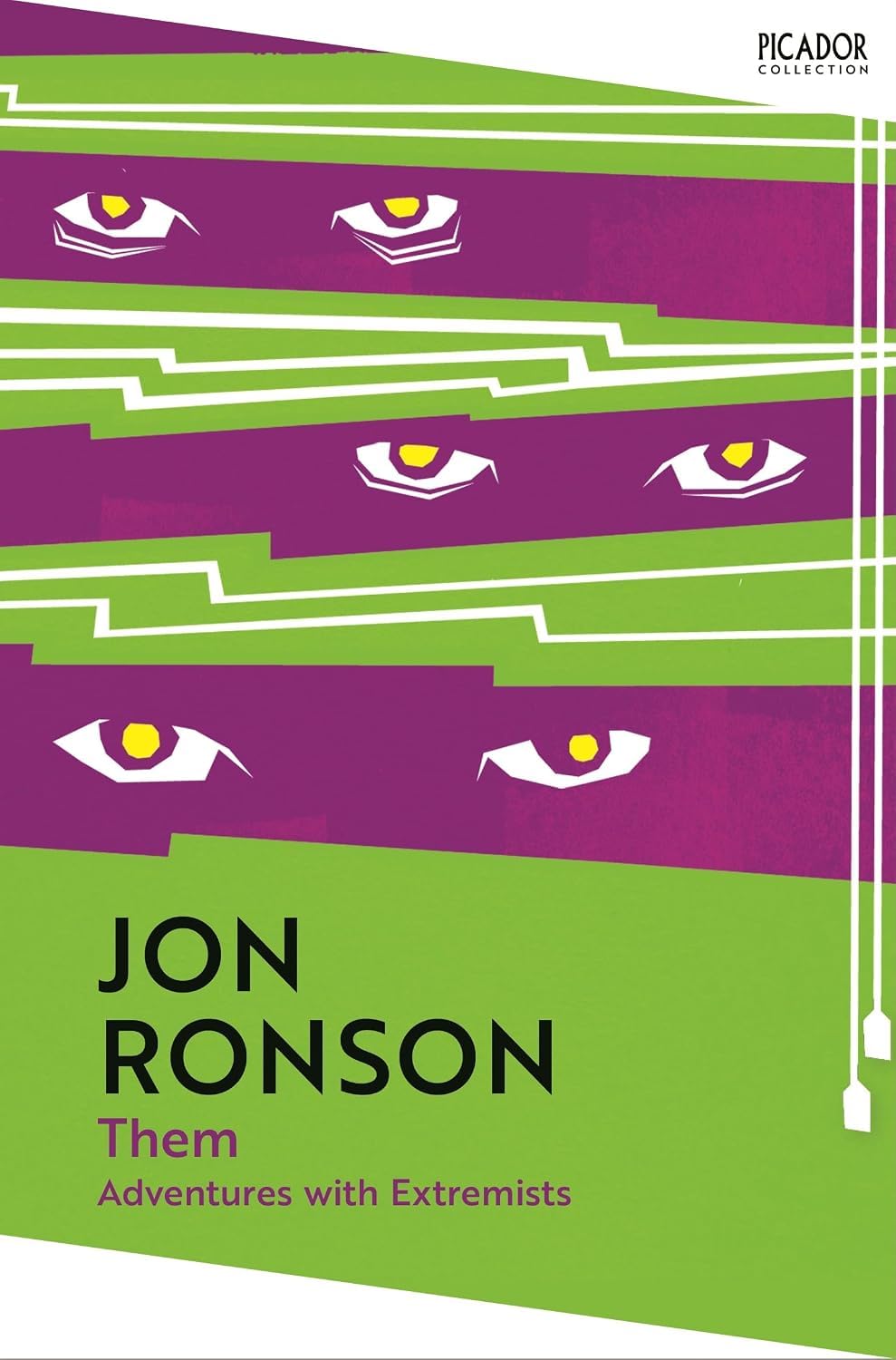 Close-up of Them: Adventures with Extremists by Jon Ronson paperback front cover