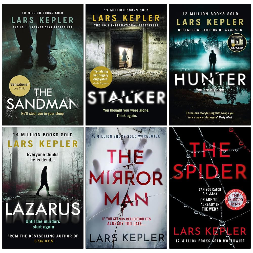 Front cover of The Sandman by Lars Kepler, paperback, title 1 of 6 in this Joona Linna collection set