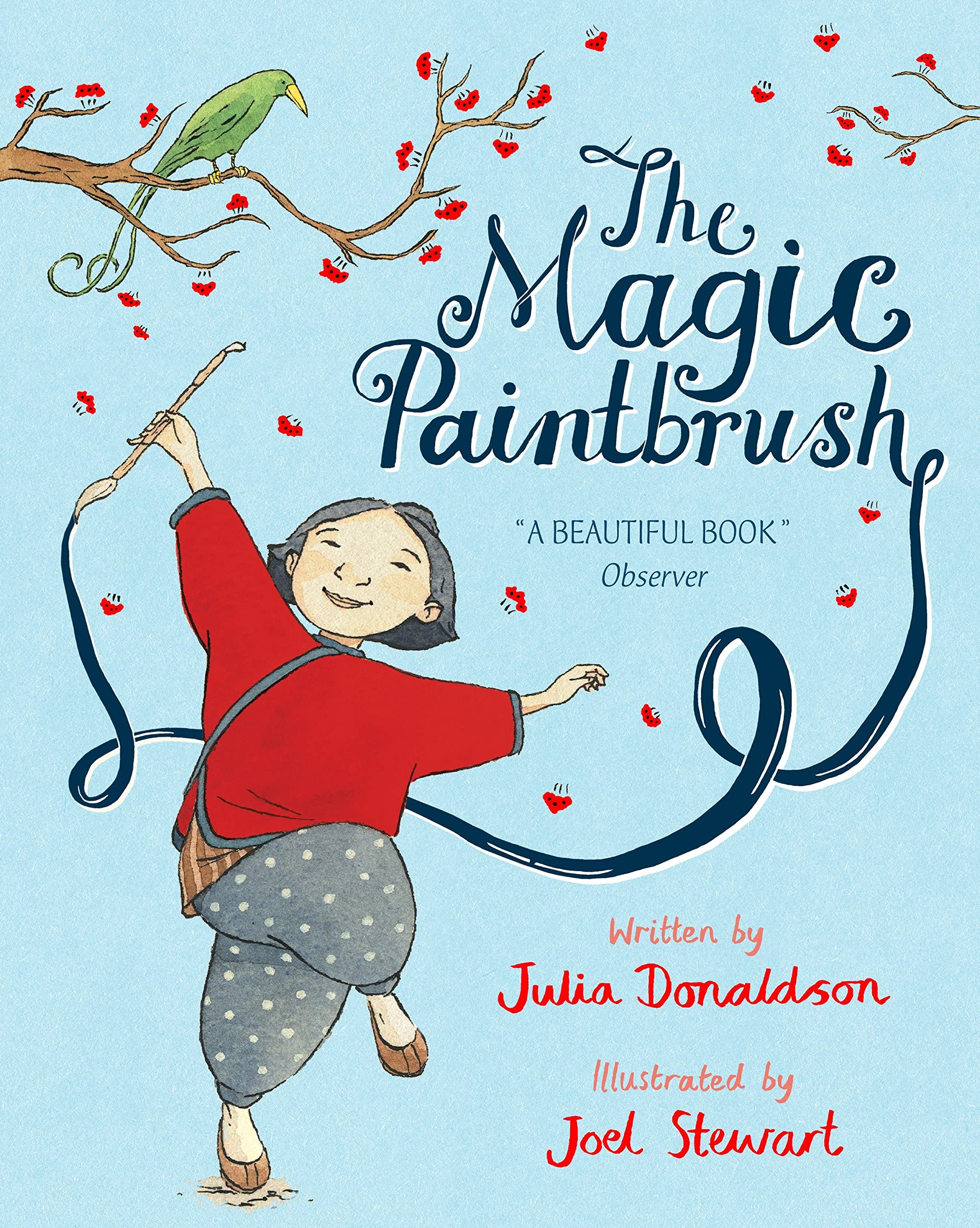 All six Julia Donaldson paperback picture books fanned out, including The Cook and the King and The Magic Paintbrush