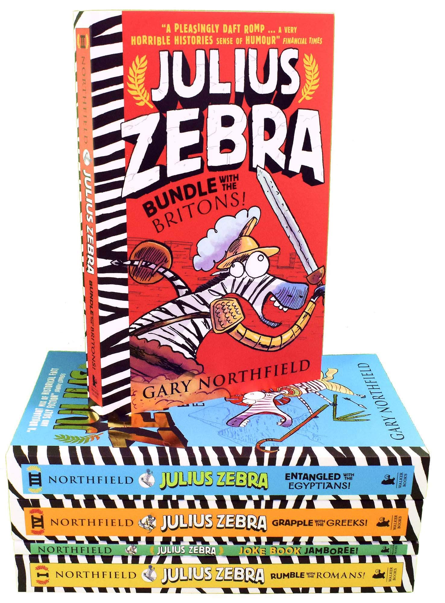 Julius Zebra 5 Books Collection Set by Gary Northfield paperback front cover