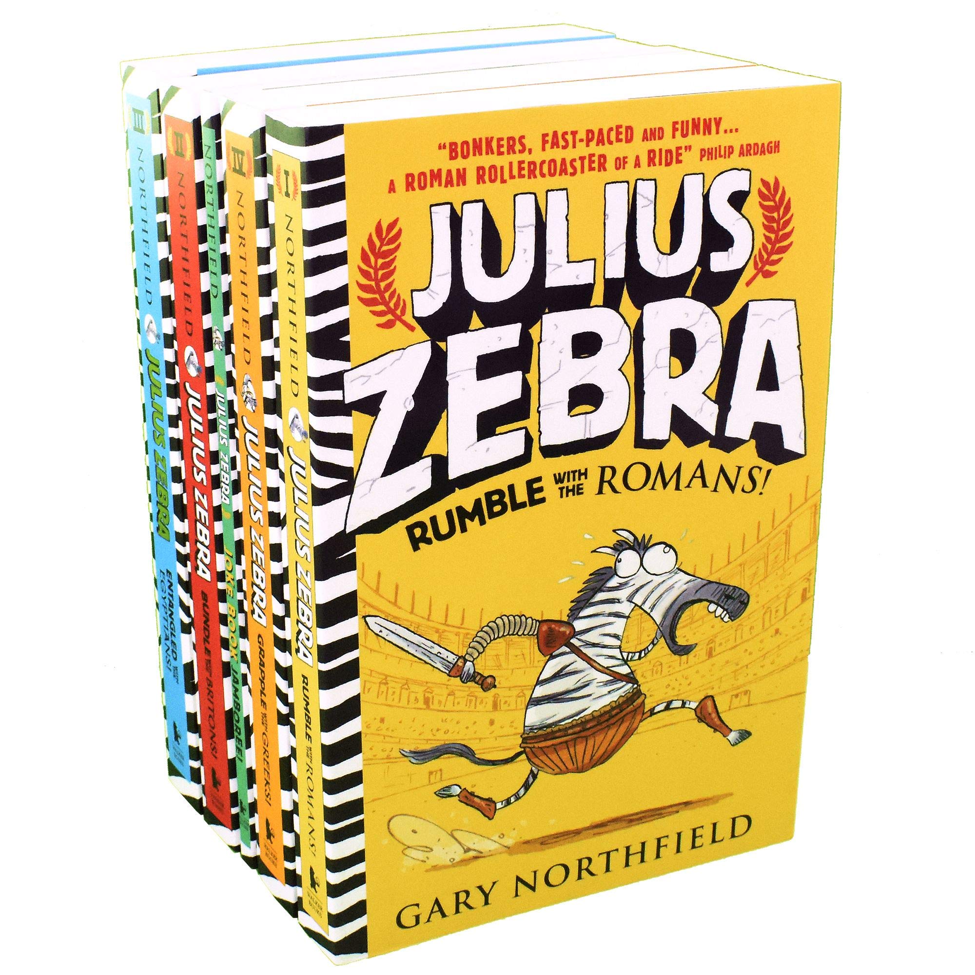 Julius Zebra 5 Books Collection Set by Gary Northfield paperback box set front cover