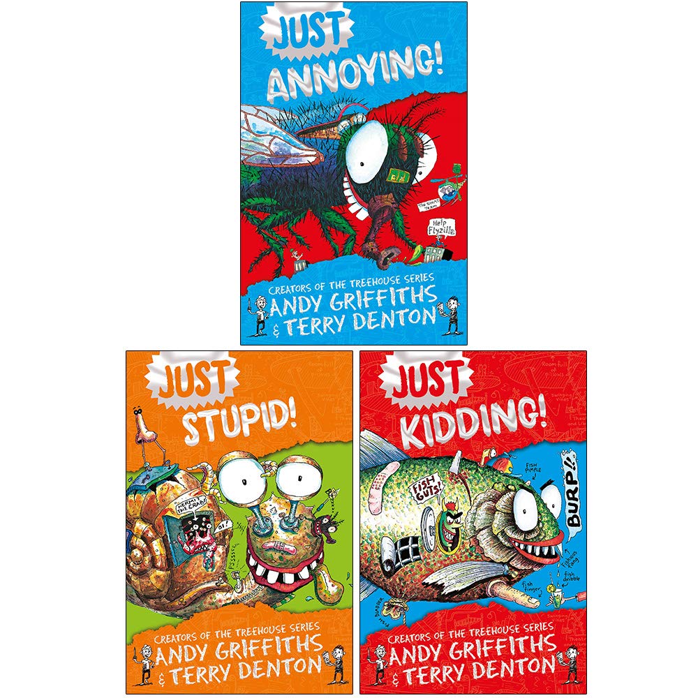 Just Series 3 Books Collection Set by Andy Griffiths paperback front cover