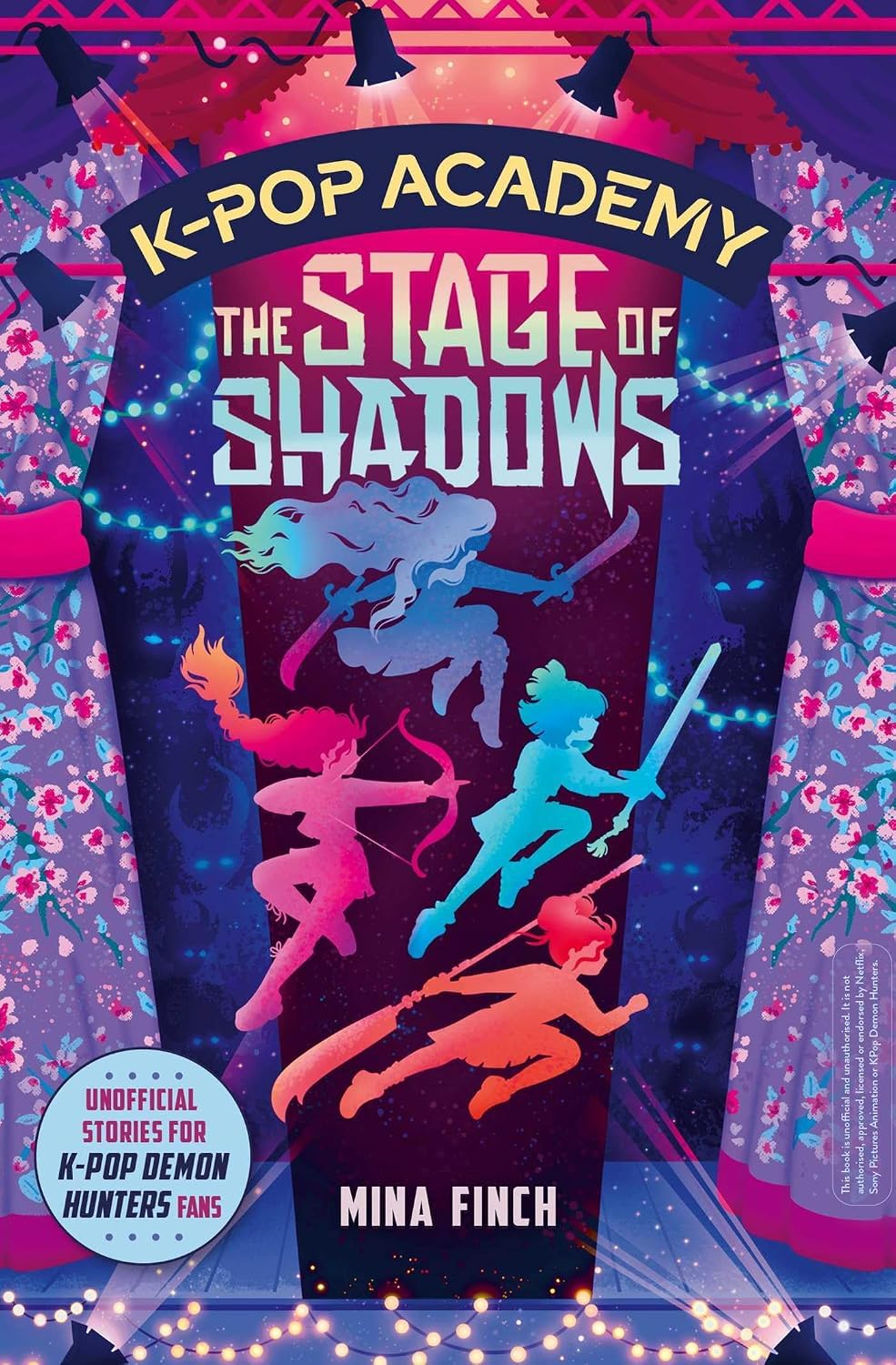 K-Pop Academy Guardians' Glow paperback front cover by Mina Finch