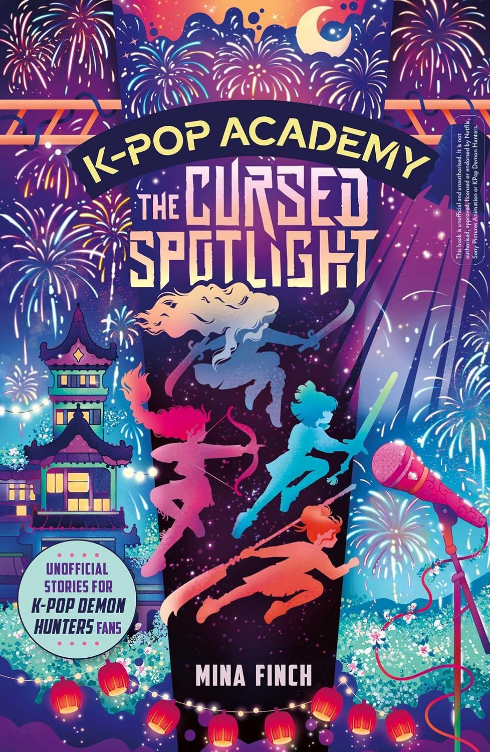 K-Pop Academy Tiger's Eye paperback front cover by Mina Finch