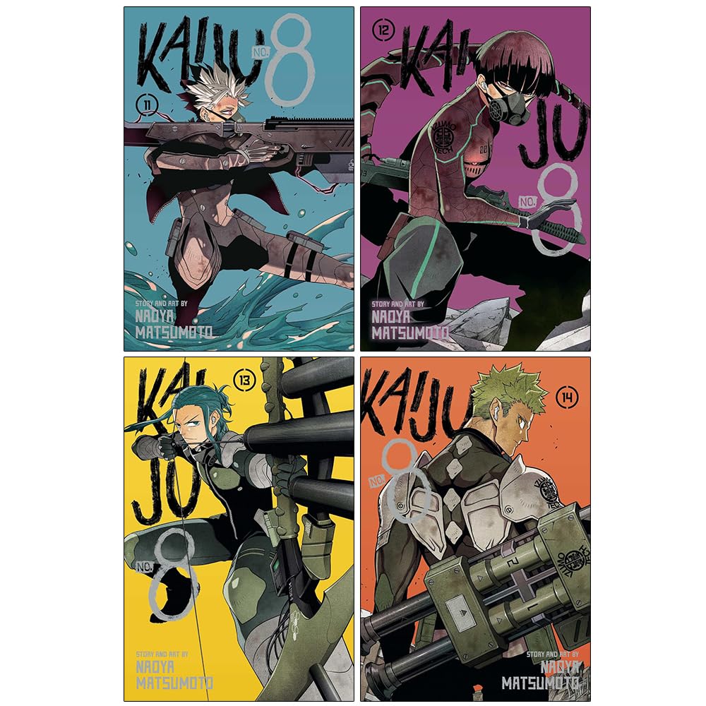 Kaiju No. 8 Vol. 11 paperback front cover by Naoya Matsumoto, VIZ Media manga