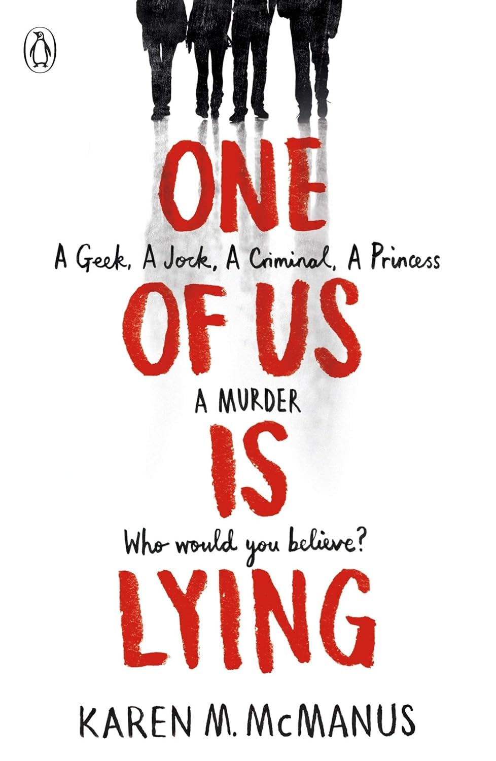 One of Us Is Lying by Karen M. McManus paperback front cover, book 1 in the collection set
