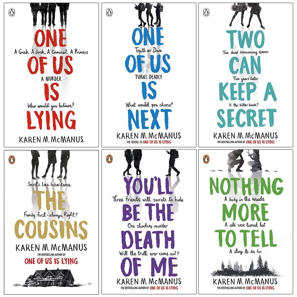 Karen M. McManus 6 Books Collection Set paperback bundle showing all six covers together