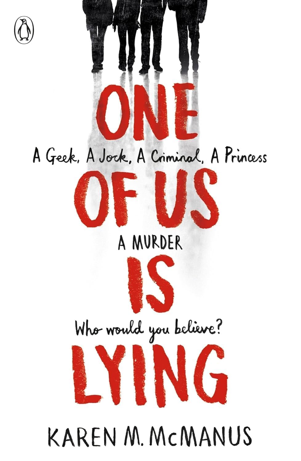 Close-up of One of Us Is Lying and One of Us Is Next paperback covers from the Karen M McManus collection