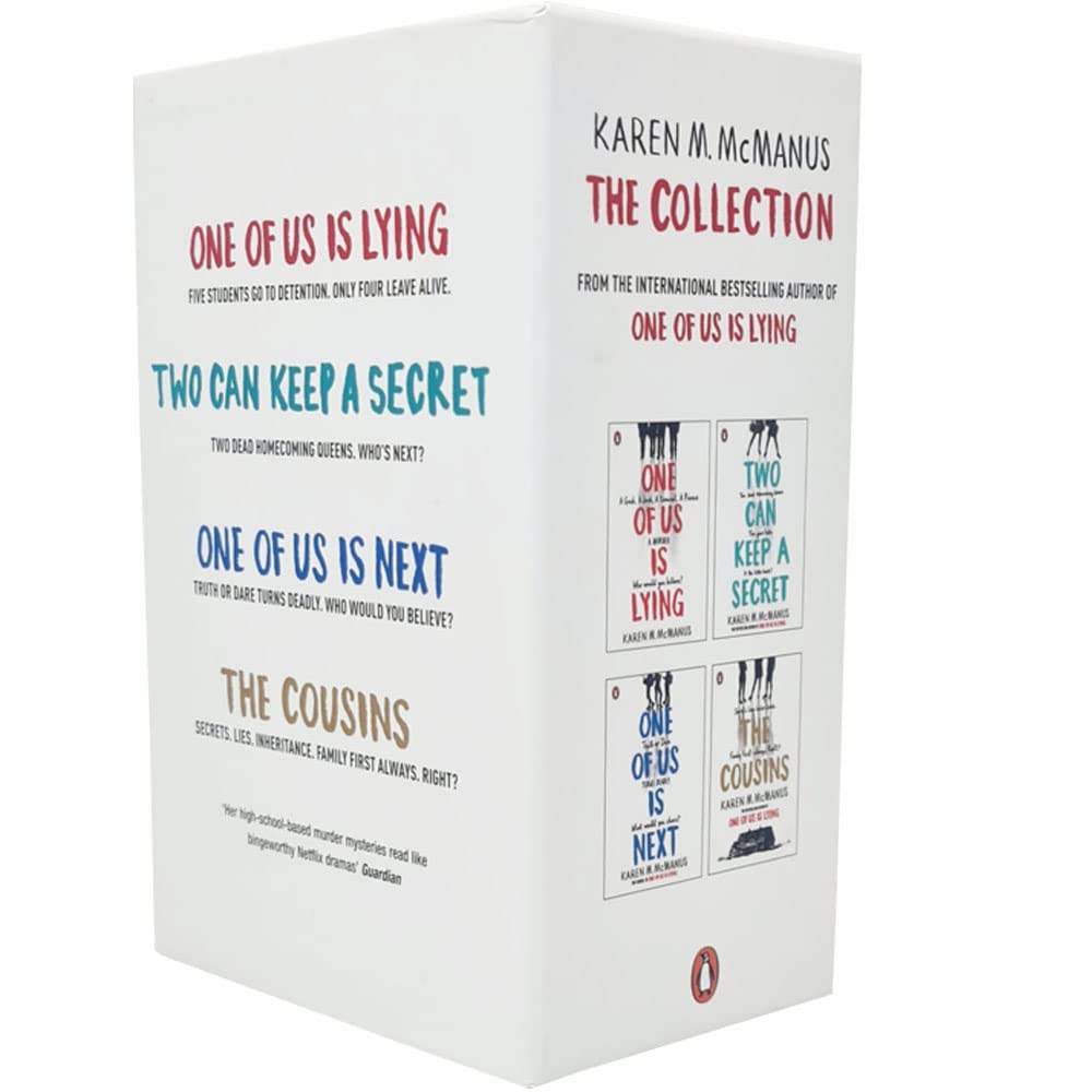 Front cover of Two Can Keep a Secret by Karen M. McManus, paperback edition from the Karen McManus 4-book collection set