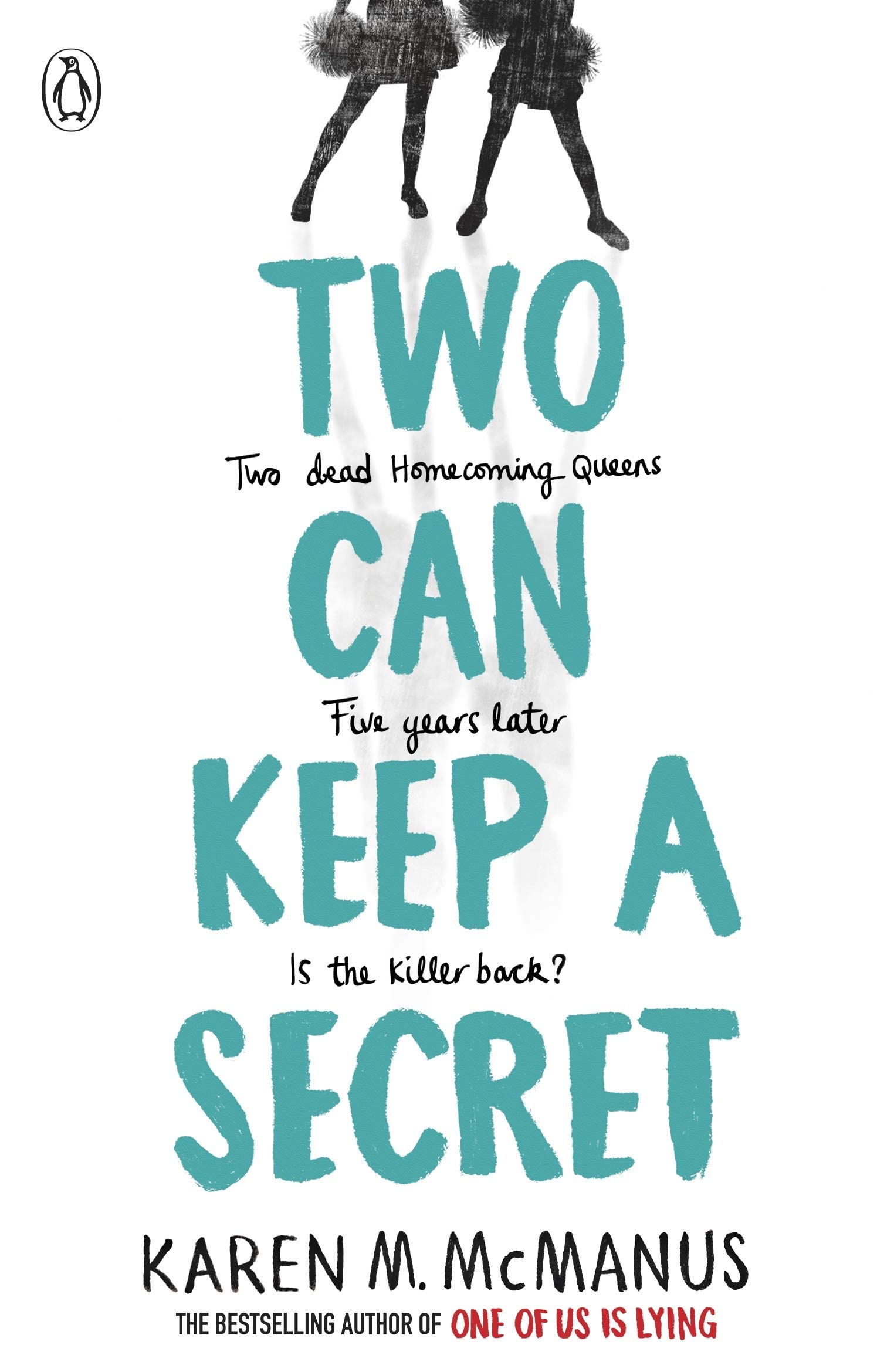 Back cover blurbs of the four Karen M. McManus paperback novels in the Young Adult mystery collection set