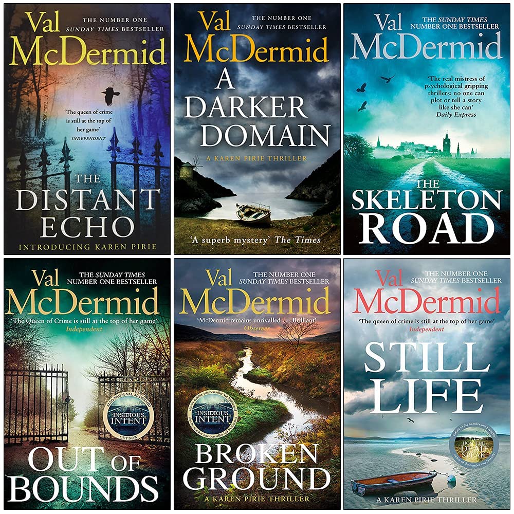 Karen Pirie series paperback set - front cover of A Darker Domain by Val McDermid